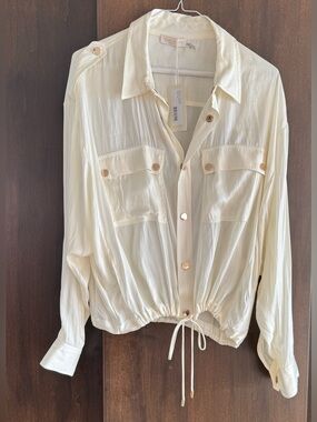 RAMY BROOK SILK BLOUSON